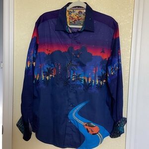 Robert Graham Multicolor Scenic Men's Shirt